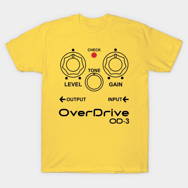 OverDrive Pedal OD-3 T-Shirt by weeed